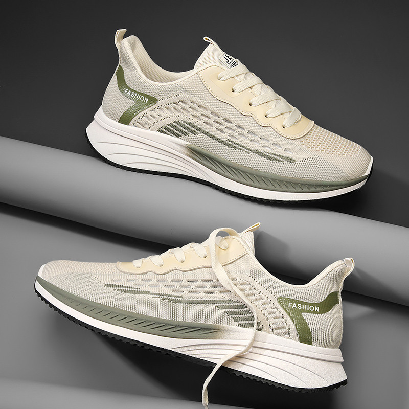 2023 m. nauji vyriški laisvalaikio batai, tinkliniai, kvėpuojantys, patogūs sportiniai neslystantys bėgimo teniso elastiniai vyriški batai
