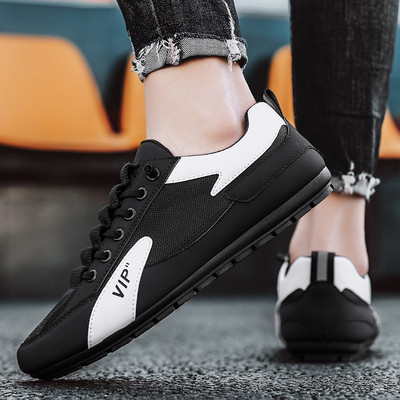 2023 New Men Casual Sneakers Breathable PU Άνετα Ανοιξιάτικα, Φθινοπωρινά παπούτσια για περπάτημα Ανδρικά παπούτσια για περπάτημα σε καμβά αναψυχής