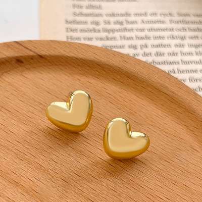 Zelta auskari Korejas ģeometrijas metāla vienkārši auskari sievietēm Sieviešu retro pīrsinga auskari 2023 Trend Fashion Jewelry