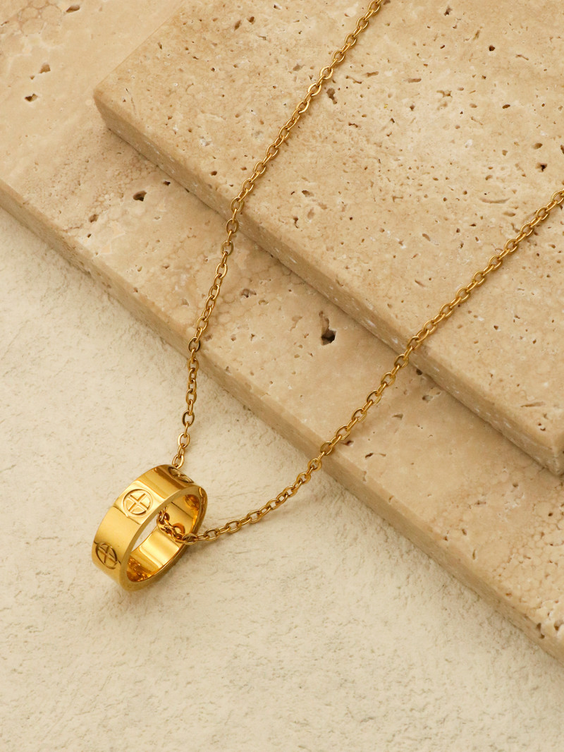 Μοντέρνο σετ αγάπης 4 τμχ από ανοξείδωτο ατσάλι για γυναίκες Ανδρικά σκουλαρίκια κολιέ σετ δαχτυλιδιών πολυτελείας επώνυμα βραχιόλια σετ κοσμημάτων γάμου