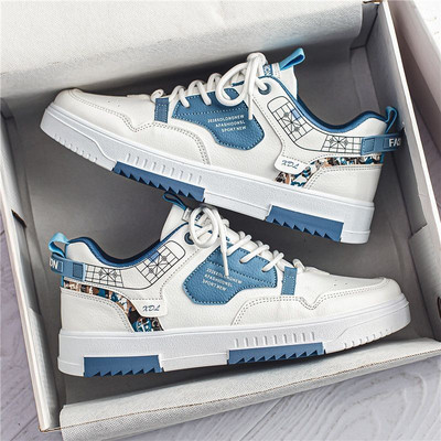 2024 Fashion Men Casual Platform Sneakes LaceUp Trainers Student Sneakes Mens Vulcanized Shoes Tennis Sneakers Zapatillas Hombre