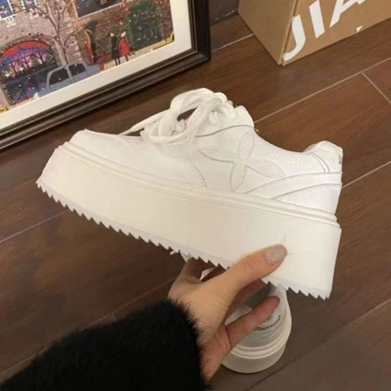 SIEVIEŠU kedas ar biezu apakšu, paaugstinātu, īpaši vieglu, neslīdošu, nodilumizturīgu, ērtu maizi ikdienas sporta apavi Vulkanizēti apavi