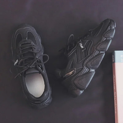 Sieviešu pavasara jauni korejiešu stila sporta apavi Fd-6661 Ērti Ins Ikdienišķi, Biezi Mīksti Apaki vīriešiem