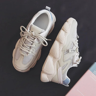 Sieviešu pavasara jauni korejiešu stila sporta apavi Fd-6661 Ērti Ins Ikdienišķi, Biezi Mīksti Apaki vīriešiem