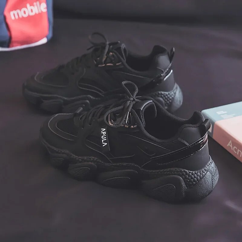 Sieviešu pavasara jauni korejiešu stila sporta apavi Fd-6661 Ērti Ins Ikdienišķi, Biezi Mīksti Apaki vīriešiem