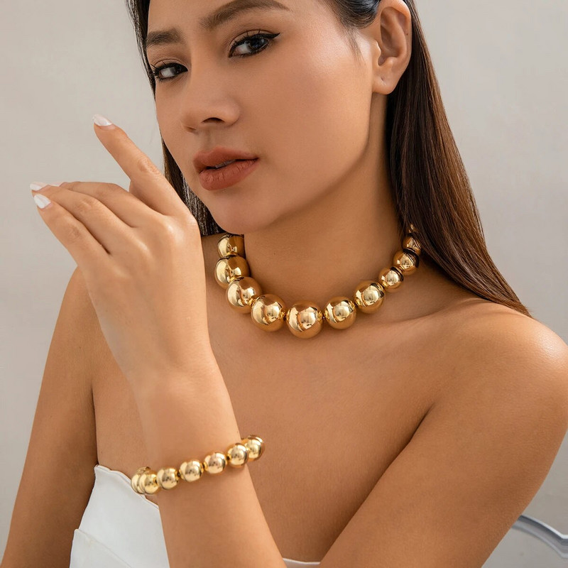 2Gb Goth Creative lielas CCB krelles ķēdes kaklarotas rokassprādze sievietēm Vintage regulējams Choker Grunge juvelierizstrādājumu komplekts Steampunk vīriešiem