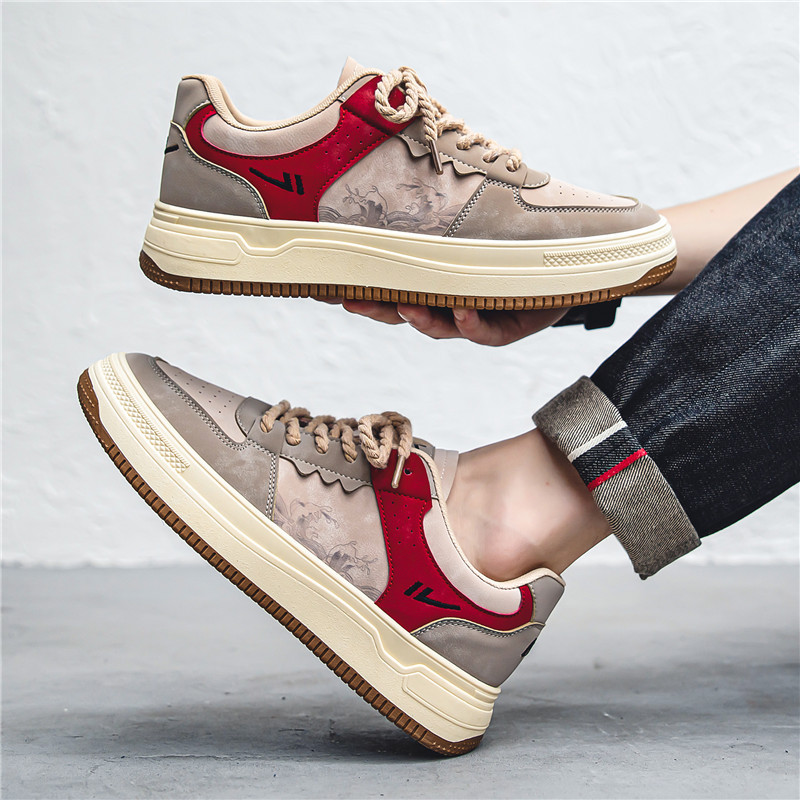 Vīriešu skeitborda apavi Audekls Ērti vulkanizēti apavi Vīriešu ikdienišķas sporta kurpes Modes studentu apavi vīriešiem