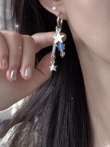 Νέα Y2K ακανόνιστα σκουλαρίκια πενταγράμμου Γυναικεία Sweet Cool Hottie Ρυθμιζόμενο σκουλαρίκι με φούντα Δώρα για πάρτι