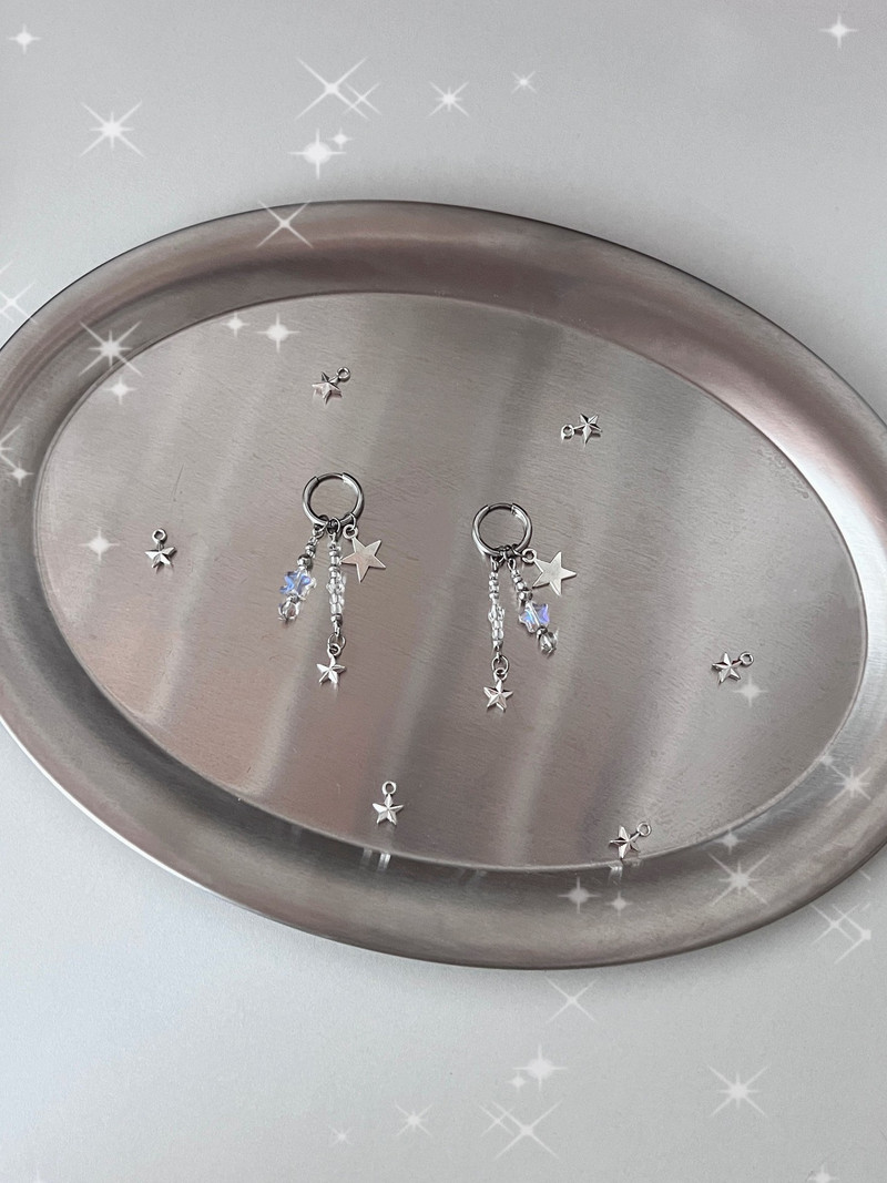 Νέα Y2K ακανόνιστα σκουλαρίκια πενταγράμμου Γυναικεία Sweet Cool Hottie Ρυθμιζόμενο σκουλαρίκι με φούντα Δώρα για πάρτι