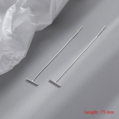 Lihtsas stiilis karbikett Tutt rippuvad kõrvarõngad naistele Pikad rippuvad kõrvarõngad augustamisjoonega Aksessuaarid Peenikesed mini trendikad kõrvaehted