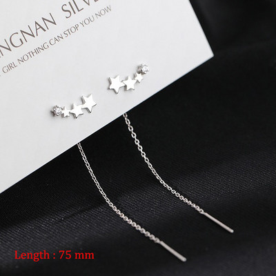 Lihtsas stiilis karbikett Tutt rippuvad kõrvarõngad naistele Pikad rippuvad kõrvarõngad augustamisjoonega Aksessuaarid Peenikesed mini trendikad kõrvaehted