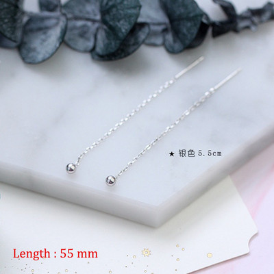 Lihtsas stiilis karbikett Tutt rippuvad kõrvarõngad naistele Pikad rippuvad kõrvarõngad augustamisjoonega Aksessuaarid Peenikesed mini trendikad kõrvaehted