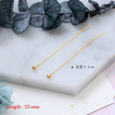 Lihtsas stiilis karbikett Tutt rippuvad kõrvarõngad naistele Pikad rippuvad kõrvarõngad augustamisjoonega Aksessuaarid Peenikesed mini trendikad kõrvaehted