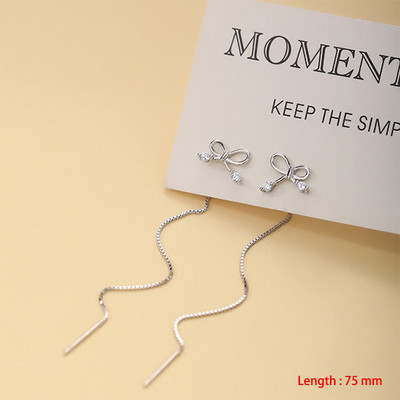 Lihtsas stiilis karbikett Tutt rippuvad kõrvarõngad naistele Pikad rippuvad kõrvarõngad augustamisjoonega Aksessuaarid Peenikesed mini trendikad kõrvaehted