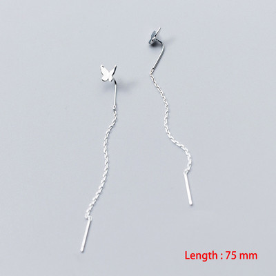 Lihtsas stiilis karbikett Tutt rippuvad kõrvarõngad naistele Pikad rippuvad kõrvarõngad augustamisjoonega Aksessuaarid Peenikesed mini trendikad kõrvaehted