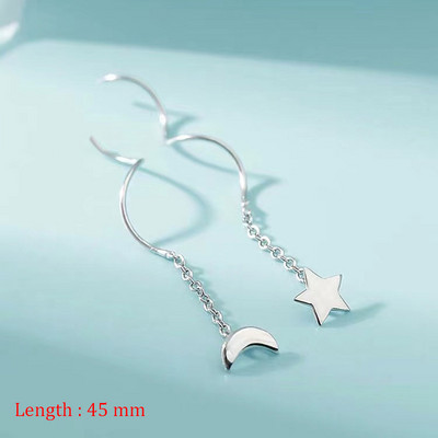 Lihtsas stiilis karbikett Tutt rippuvad kõrvarõngad naistele Pikad rippuvad kõrvarõngad augustamisjoonega Aksessuaarid Peenikesed mini trendikad kõrvaehted