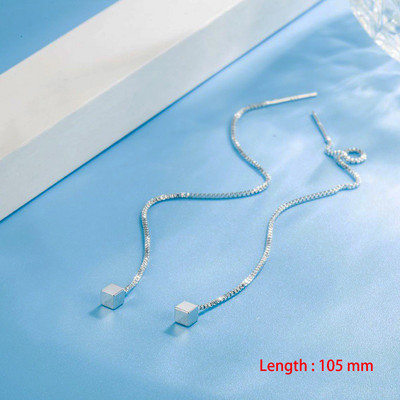 Lihtsas stiilis karbikett Tutt rippuvad kõrvarõngad naistele Pikad rippuvad kõrvarõngad augustamisjoonega Aksessuaarid Peenikesed mini trendikad kõrvaehted