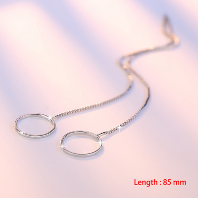 Lihtsas stiilis karbikett Tutt rippuvad kõrvarõngad naistele Pikad rippuvad kõrvarõngad augustamisjoonega Aksessuaarid Peenikesed mini trendikad kõrvaehted