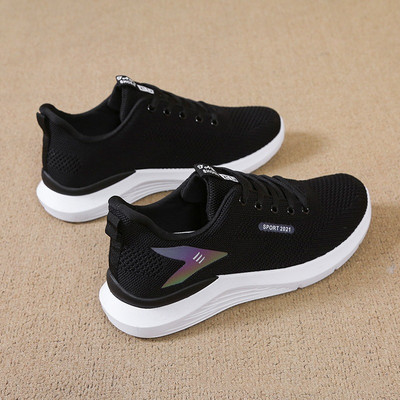 2024 Παπούτσια για τρέξιμο Γυναικεία αθλητικά παπούτσια που αναπνέουν, καλοκαιρινό ελαφρύ διχτυωτό μαξιλάρι αέρα Γυναικεία αθλητικά παπούτσια Υπαίθρια παπούτσια προπόνησης με κορδόνια