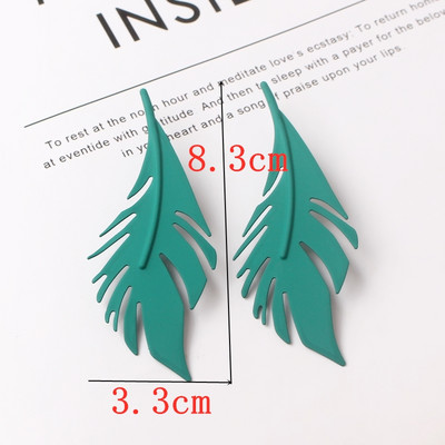 Πράσινο Χρώμα Καρδιά Σκουλαρίκια λουλούδι σταγόνας για Γυναικεία πέταλα Στρογγυλή πεταλούδα Μεταλλικό Brincos Wedding Party Κοσμήματα φίλη Δώρο