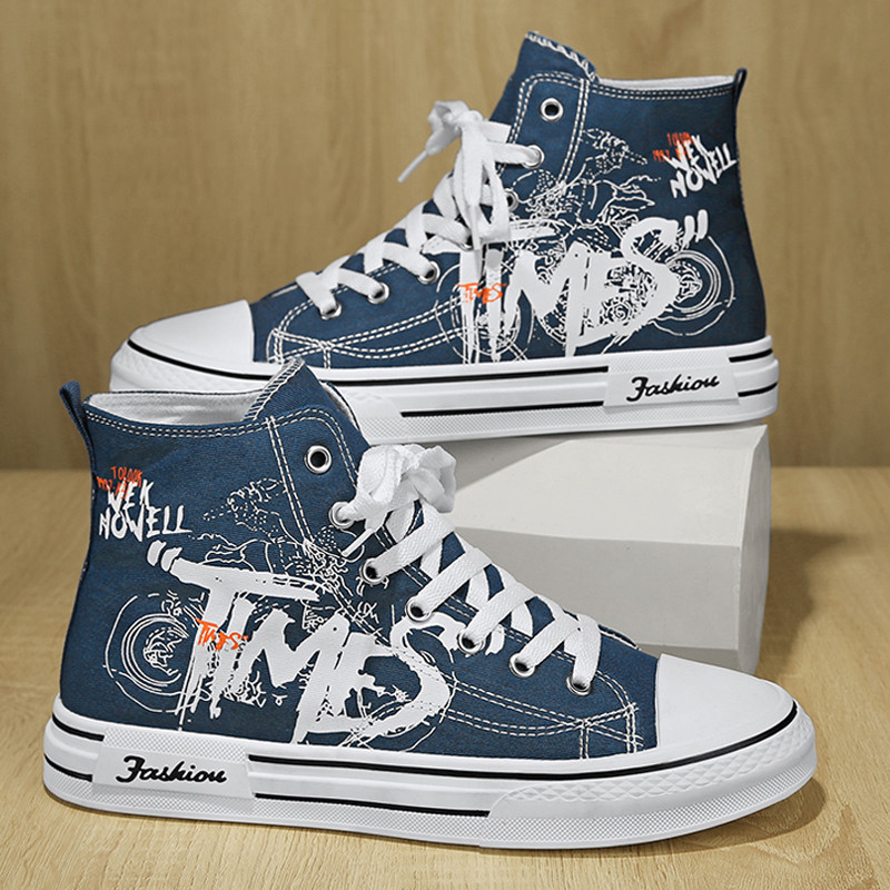 CYYTL Canvas Shoes Vīriešu vasaras ikdienas sporta kurpes Elpojošas āra sporta pārgājienu platformas skeitborda dizainers grezns pastaigas dzīvoklis