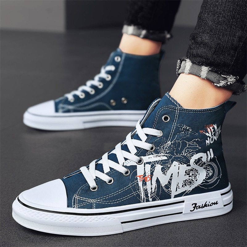 CYYTL Canvas Shoes Vīriešu vasaras ikdienas sporta kurpes Elpojošas āra sporta pārgājienu platformas skeitborda dizainers grezns pastaigas dzīvoklis