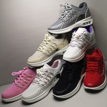 Модни дамски маратонки 2024 Ежедневни обувки на платформа за жени Обувки за тенис Pluis Size Спортни обувки Обувки за бягане Мрежести дишащи 42