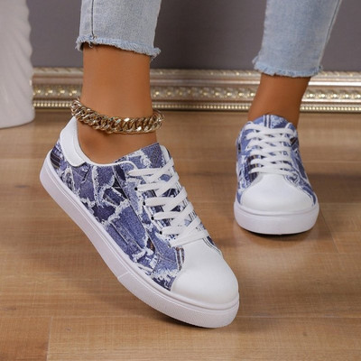 Naiste kingad Uued pitsilised vabaajajalatsid Naiste disainikingad Lamedad trükkimine Loafers Classic Espadrilles Naiste kingad, suur suurus 42