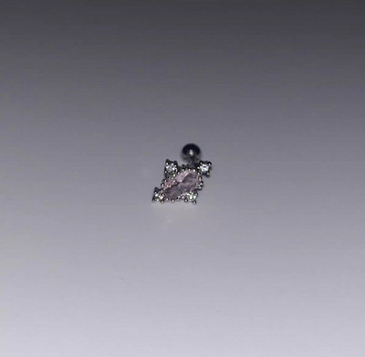 Sweet Cool Angel Heart Star Moon tsirkooniumkõrvarõngad naistele Tüdrukutele Punk Roostevabast Terasest Kõhre Helix Kõrva augustamine