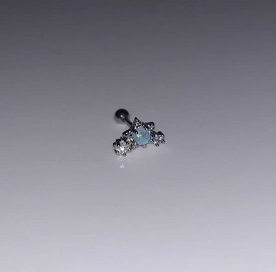 Sweet Cool Angel Heart Star Moon tsirkooniumkõrvarõngad naistele Tüdrukutele Punk Roostevabast Terasest Kõhre Helix Kõrva augustamine