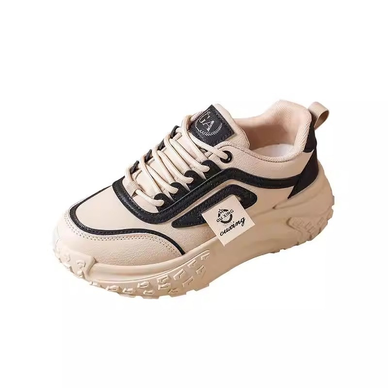 Μόδα γυναικεία παπούτσια Ευέλικτα πάνινα παπούτσια με χοντρή σόλα Ελαφρά γυναικεία καθημερινά παπούτσια με κορδόνια άνοιξη 2024 Νέο Zapatos Para Mujeres