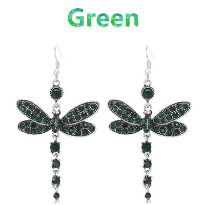 Imeilusad värvid Dragonfly konksuga kõrvarõngad naistele aastapäevaks kingitus pruudile, pulmapeened ehted
