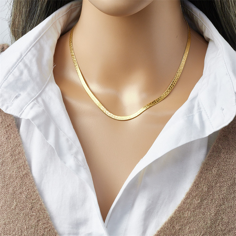 DIEYURO 316L roostevabast terasest kullavärvi ussikett kaelakee käevõrud naistele tüdrukule uus veekindel ehete komplekt pulmakink