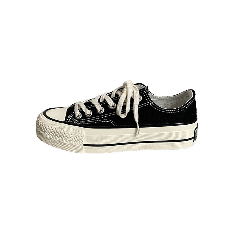 Casual Sneakers Γυναικεία πάνινα πάνινα παπούτσια Γυναικεία βουλκανιζέ παπούτσια Lace Up Flats παπούτσια Αθλητικά γυναικεία ανοιξιάτικα κόκκινο φθινόπωρο