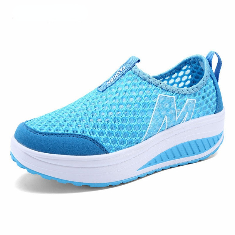 Γυναικεία Διχτυωτά Επίπεδα Παπούτσια Αθλητικά Παπούτσια Πλατφόρμα Γυναικεία Μοκασίνια Αναπνεύσιμο Διχτυωτό Αέρα Κούνια Σφήνες Παπούτσια Αναπνεύσιμα Flats