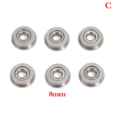 Gultņa tērauda zobratu starplikas 6-8 mm pārnesumkārbai Airsoft peintbola modificēti piederumi Super Precision Bearing Metāla aizsargāta blīve