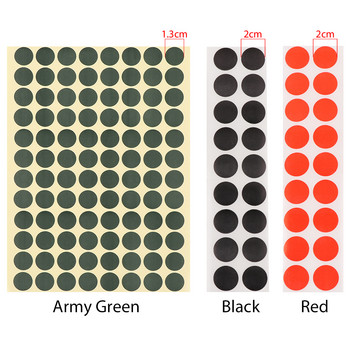 900/2100 бр. самозалепващи се мишени, лепенки за стрелба с пръски стикери черен/червен цвят 0,8 инча за тренировъчна ловна практика