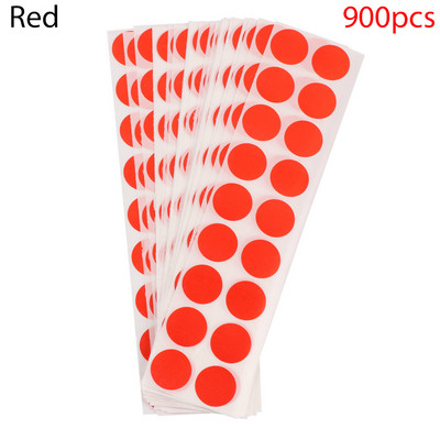 900/2100Pcs Self Adhesive Target Paster, Shooting Splatter Stickers Patches Μαύρο/Κόκκινο Χρώμα 0,8'' Για Εκπαίδευση Κυνηγετικής Πρακτικής
