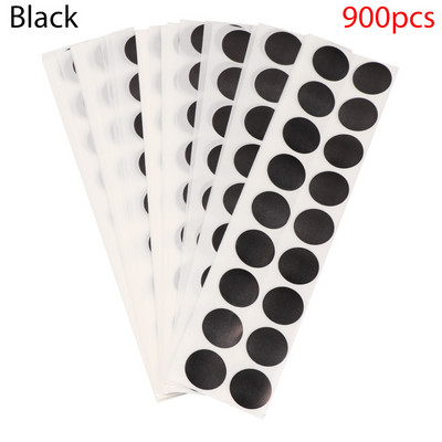 900/2100Pcs Self Adhesive Target Paster, Shooting Splatter Stickers Patches Μαύρο/Κόκκινο Χρώμα 0,8'' Για Εκπαίδευση Κυνηγετικής Πρακτικής