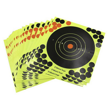 180 τμχ Στόχοι 3 ιντσών Reactive Splatter Αντικειμενικό χαρτί Shoot Practice Αυτοκόλλητα Σκοποβολής Αξεσουάρ