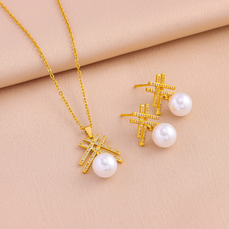 Uued tsirkoonkristallist lumehelbest ripatsiga kaelakee kõrvarõngad naistele, mood igapäevaseks kandmiseks, naiste roostevabast terasest ehete komplekt hulgimüük