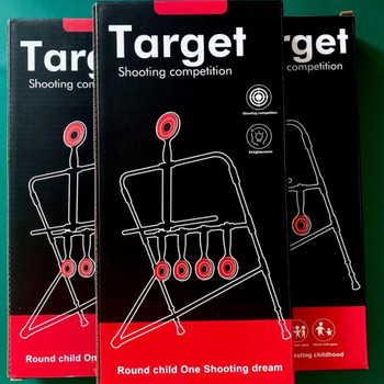 Five Objective Family Practice BB Target Frame Детска мишена за стрелба с автоматично нулиране Учебна мишена за стрелба с въздушно оръжие