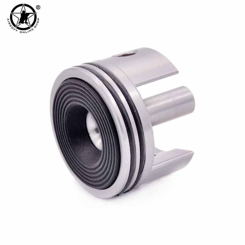 AOLS cilindra galva ar iegremdētu/plakanu spilventiņu gumiju priekš AEG Ver2/3 G36 AUG VSR ātrumkārba M4 M16 MP5 M733 SCAR peintbola aprīkojums