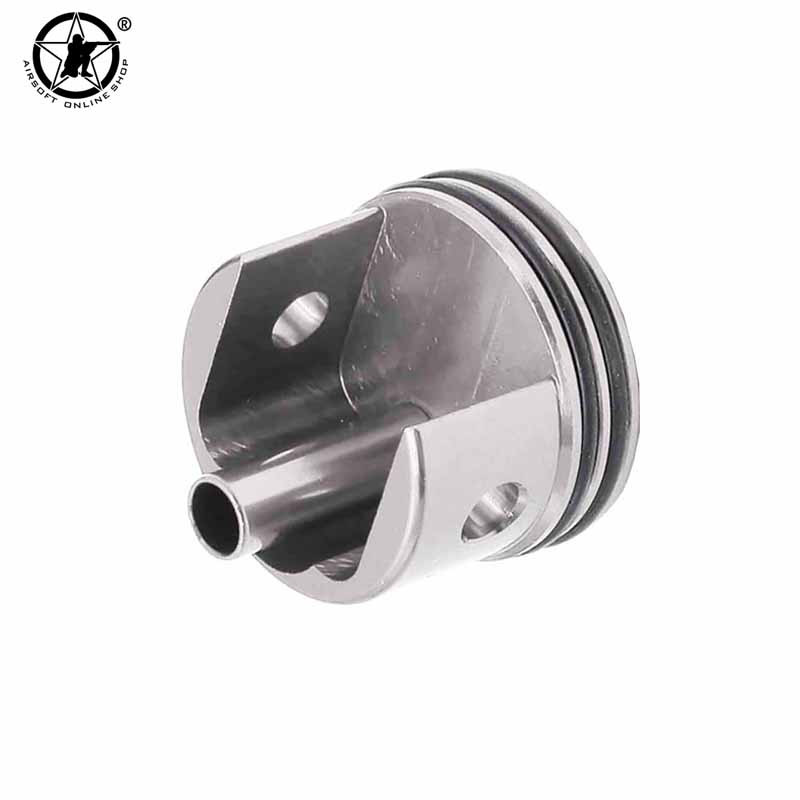 AOLS cilindra galva ar iegremdētu/plakanu spilventiņu gumiju priekš AEG Ver2/3 G36 AUG VSR ātrumkārba M4 M16 MP5 M733 SCAR peintbola aprīkojums