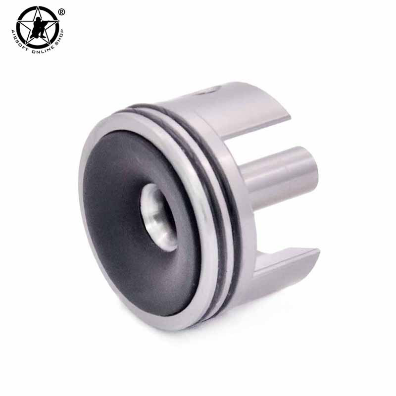 AOLS cilindra galva ar iegremdētu/plakanu spilventiņu gumiju priekš AEG Ver2/3 G36 AUG VSR ātrumkārba M4 M16 MP5 M733 SCAR peintbola aprīkojums