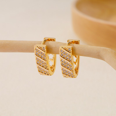 Uue moe populaarsed naiste tsirkoonist kõrvarõngad, kullaga ehted, lihtsad ja peened isikupärased stiilid