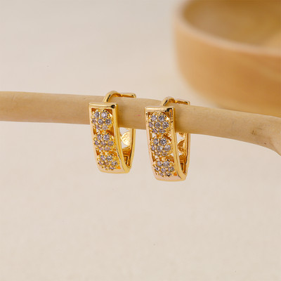 Uue moe populaarsed naiste tsirkoonist kõrvarõngad, kullaga ehted, lihtsad ja peened isikupärased stiilid