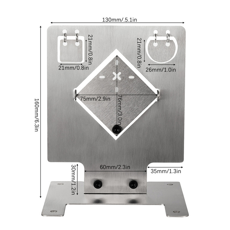 Roostevabast terasest sihiku jaht välitegevused Tugev stabiilne sihtimine sihiku laskmine metallist sihiku statiiv