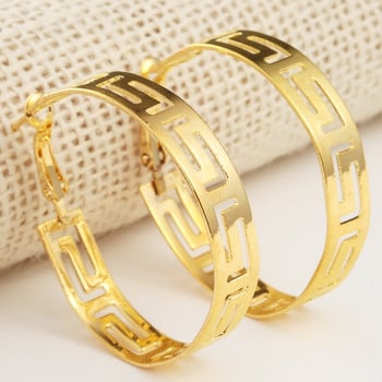 Νέα χρυσά ασημί σκουλαρίκια γυναικεία μοντέρνα σχέδια με κοίλο σκαλιστή γεωμετρική σταγόνα κοσμήματα για πάρτι μόδας αξεσουάρ