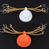 Dvoslojne silikonske mete 4 kom/set Promjer 3cm, 4cm, 5cm, 6cm ploče za gađanje mete debljine 10mm